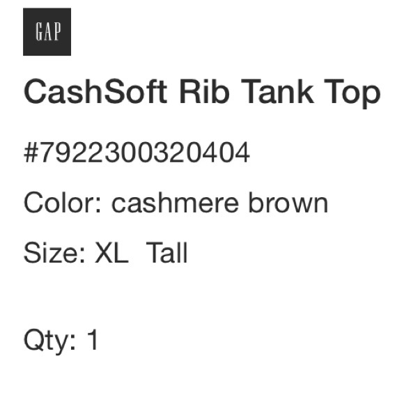 NWT Gap • Cashmere Soft Sweater Tank - Picture 7 of 9